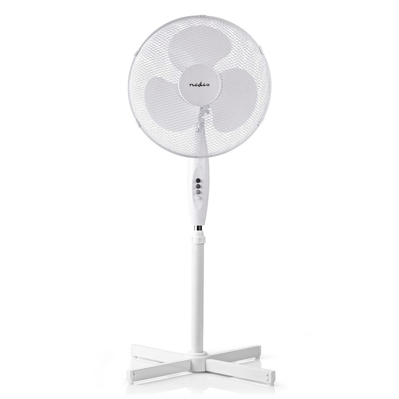 5412810291113-Nedis - Ventilateur sur Pied - 40 cm - 3 vitesses - blanc--0