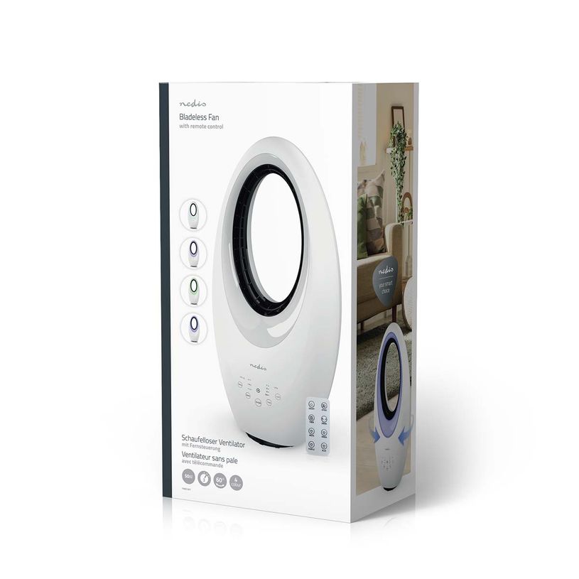 5412810475735-Nedis - Ventilateur sans pales - oscillation - 3 vitesses - alimentation secteur - blanc--3