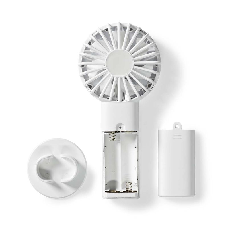 5412810337156-Nedis - Mini ventilateur à main - 10 cm - 2 vitesses - alimentation piles AA  - blanc--8
