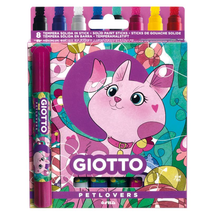8000825069420-Giotto - Étui 8 peintures solides Petlovers - Chat--0