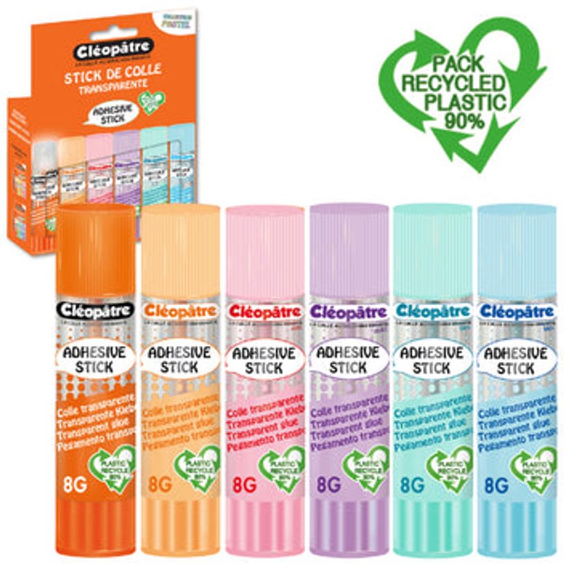 3134725027787-CLÉOPÂTRE – Boîte de bâtons Pastel de colle transparente “Cléostick” – 8 g--1