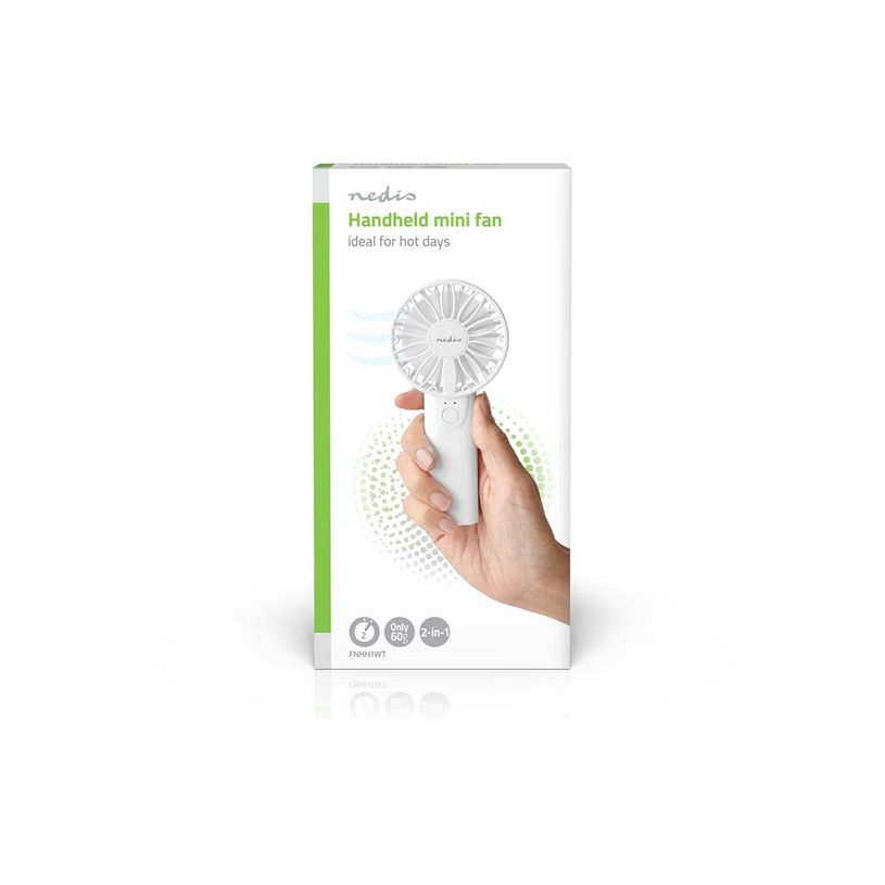 5412810337156-Nedis - Mini ventilateur à main - 10 cm - 2 vitesses - alimentation piles AA  - blanc-P_405267317_4-22