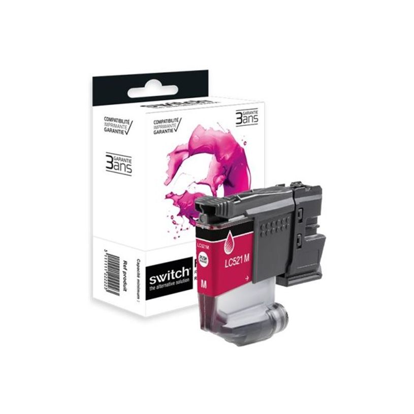 3701645557580-Cartouche compatible Brother LC521 - magenta - Switch-P_405267320_1-1