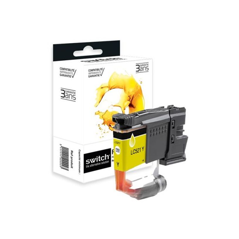 3701645557597-Cartouche remanufacturée Canon CLI-521 - jaune - Switch-P_405267321_1-0