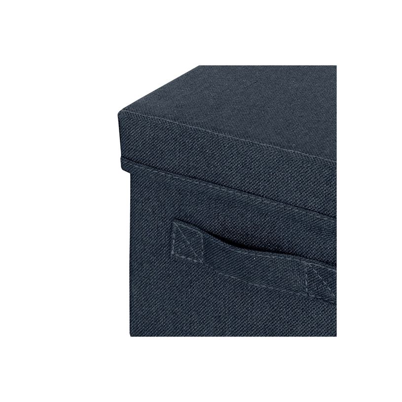 4002432134939-Leitz Fabric Storage - 2 Boîtes de rangement en tissu avec couvercle - petit - gris velou-P_405267357_5-2