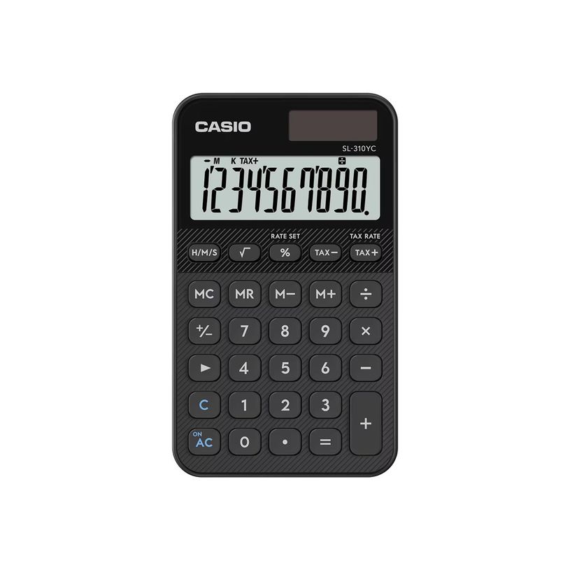 4549526620850-Casio SL-310YC - Calculatrice de bureau - 10 chiffres - panneau solaire, pile - noir-P_405267533_1-0