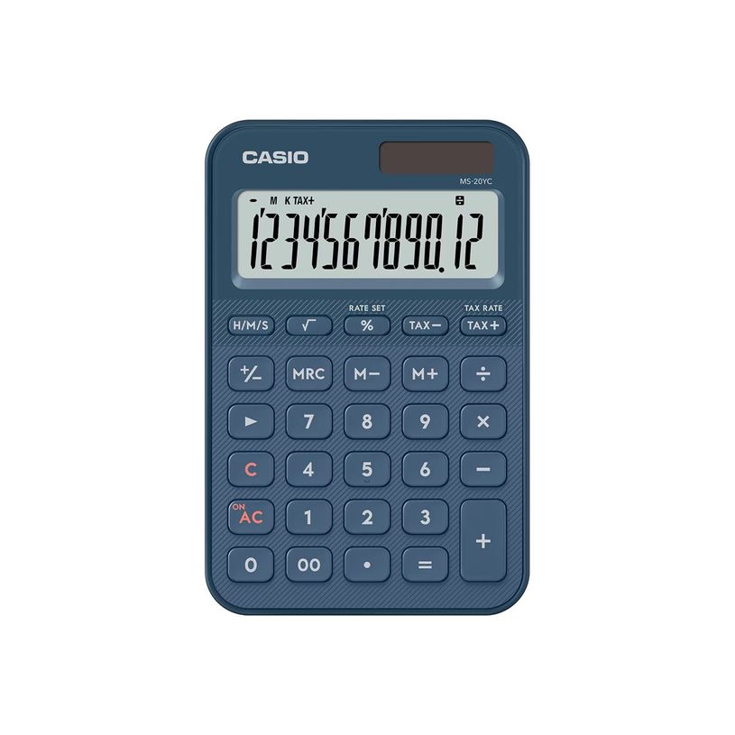 4549526621291-Casio MS-20YC - Calculatrice de bureau - 12 chiffres - panneau solaire, pile - bleu-P_405267537_1-0