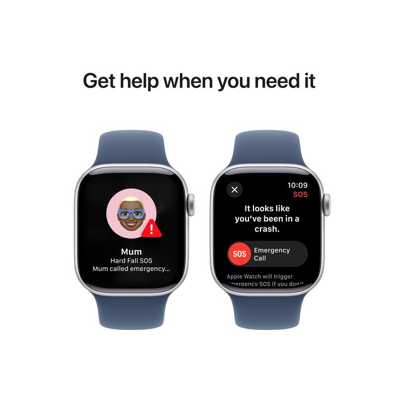 195949562167-Apple Watch Series 10 (GPS) - Montre connectée 42 mm - aluminium argenté - taille du bracelet : S/M - 64 Go - Wi-P_405267566_7-3