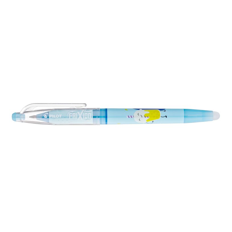 4902505693595-PILOT Frixion Ball Pool Party – Stylo effaçable bleu pastel – Encre bleue – Pointe moyenne 0,7 m--0