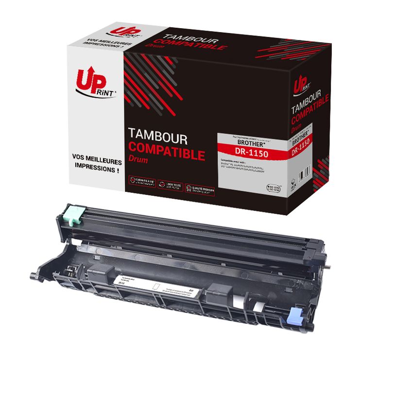 3584770334635-Tambour compatible Brother DR1150 - noir -Uprint--1