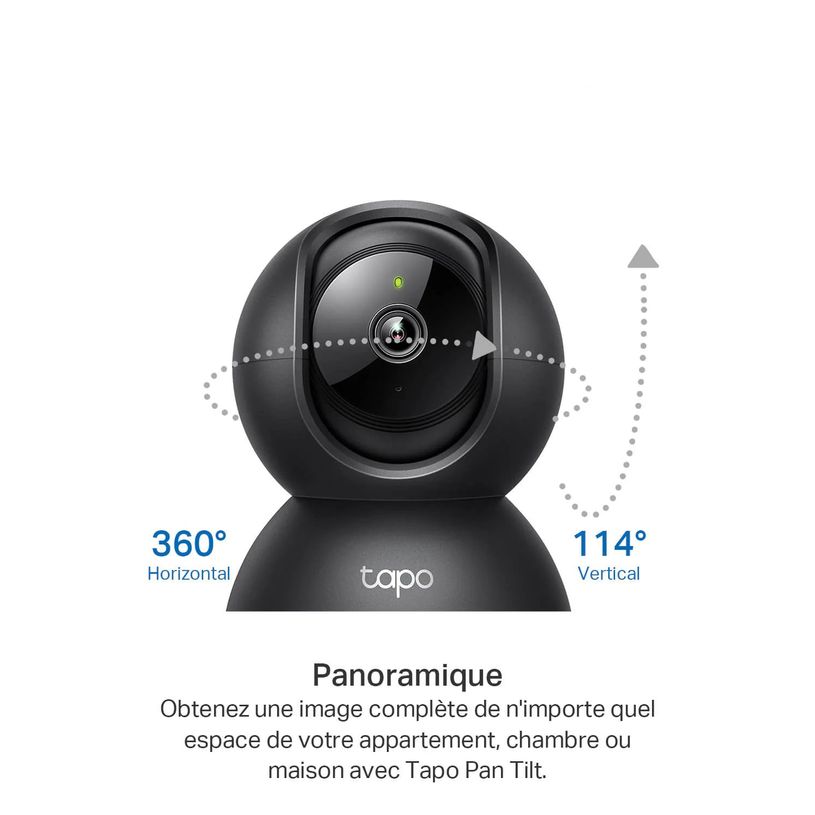 4895252502060-Tapo C211 V2 - Caméra de surveillance intérieur - couleur (Jour et nuit) - 3 MP - sans fil - Wi-Fi--2