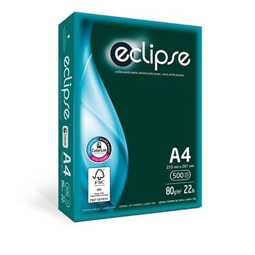 7891191004013-Eclipse - Papier blanc - A4 (210 x 297 mm) - 80 g/m² - 500 feuilles--0