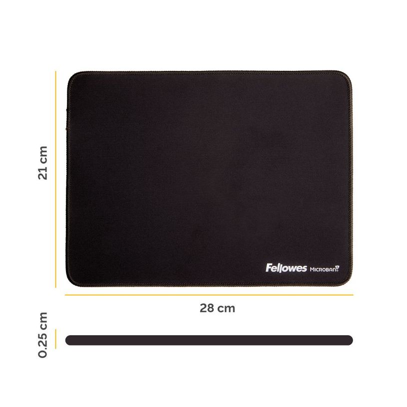 0043859808632-Fellowes Breyta - Tapis de souris XL - noir--2