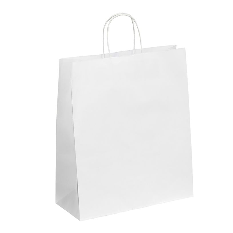 3135250985597-50 Sacs cadeau kraft - poignées torsadées - 35 cm x 13 cm x 40 cm - blanc--0