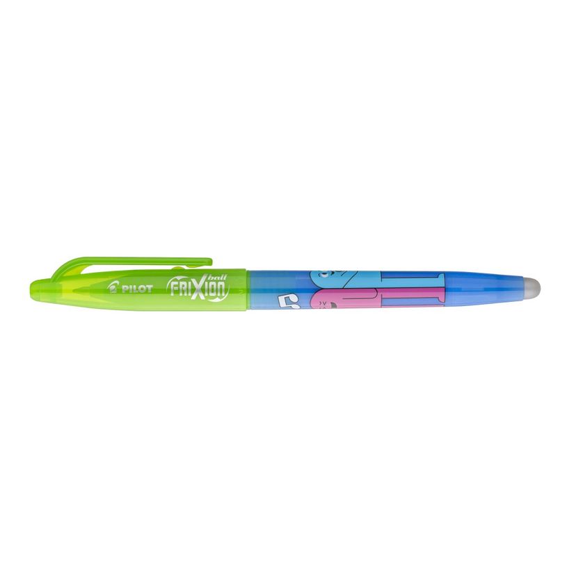 4902505693755-Pilot – FriXion Ball Friends – Stylo effaçable – Encre bleue – Pointe moyenne – Corps bleu c--0