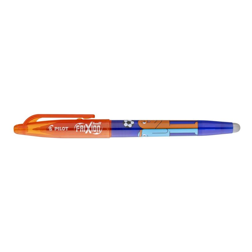 4902505693809-Pilot – FriXion Ball Friends – Stylo effaçable – Encre bleue – Pointe moyenne – Corps bleu--0