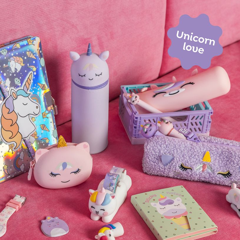 8422593198346-Trousse licorne mauve Fluffy Club Back2Fun--6