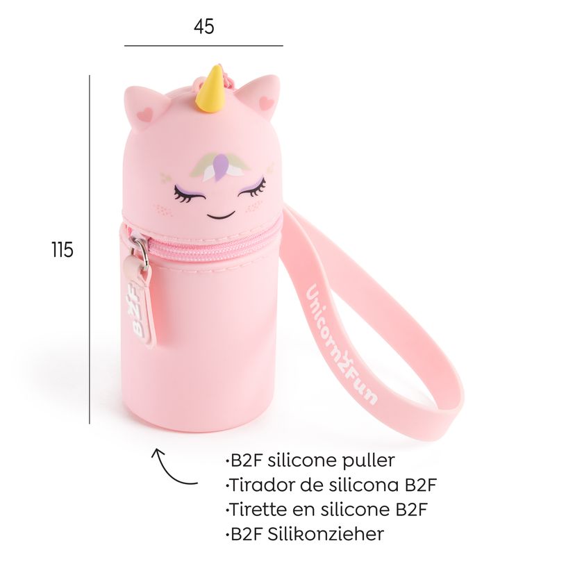 8422593198391-Porte-monnaie Mini Too Cool Licorne Back2Fun--1