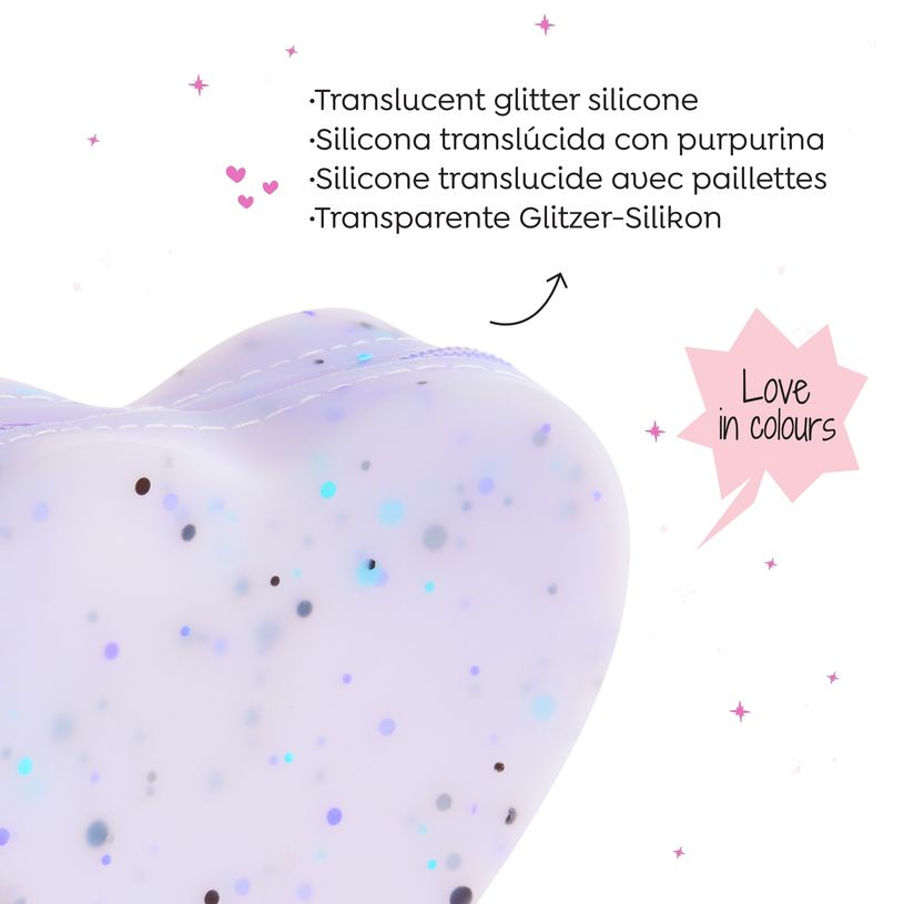 8422593198520-Porte-monnaies cœur mauve Lovely Things Back2Fun --3