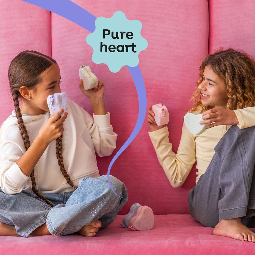 8422593198520-Porte-monnaies cœur mauve Lovely Things Back2Fun --7