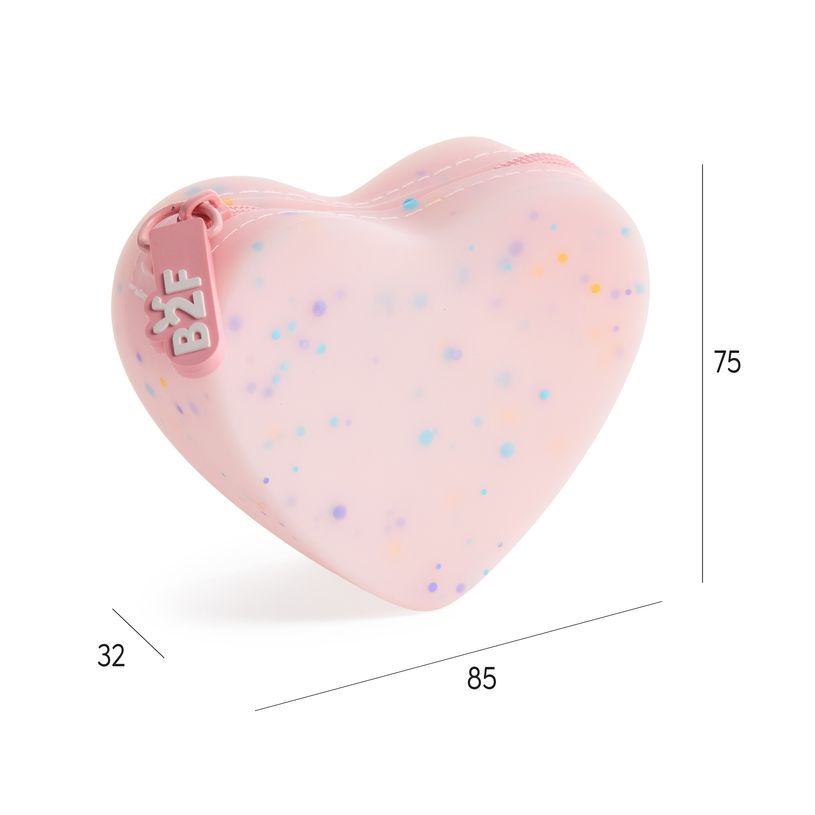 8422593198537-Porte-monnaies cœur rose Lovely Things Back2Fun --1