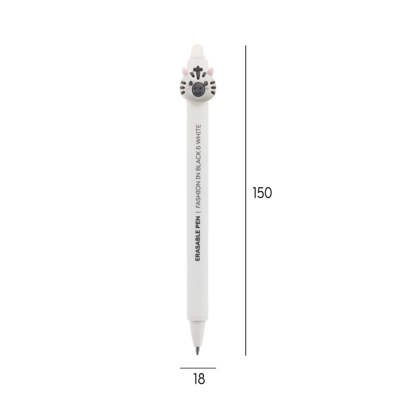 8422593120460-Blister de 2 stylos effaçables zebre - renard Soft Oops Back2fun--1