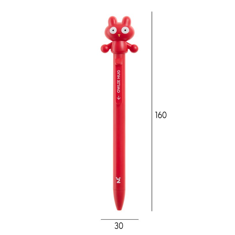 8422593121559-Blister de 1 stylo Hibou Hug Attack Back2Fun--1