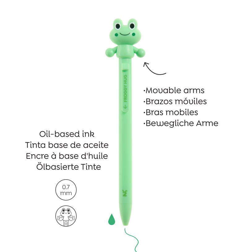 8422593121856-Stylo Grenouille Hug Attack Back2Fun--2