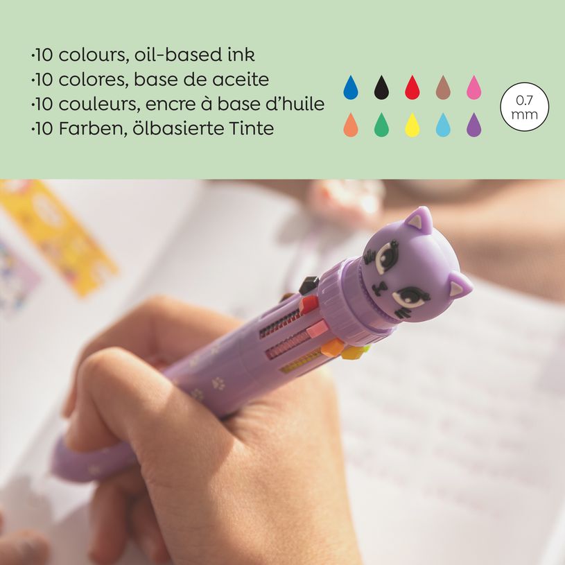 8422593121603-Stylo mauve Kitty Back2Fun--3