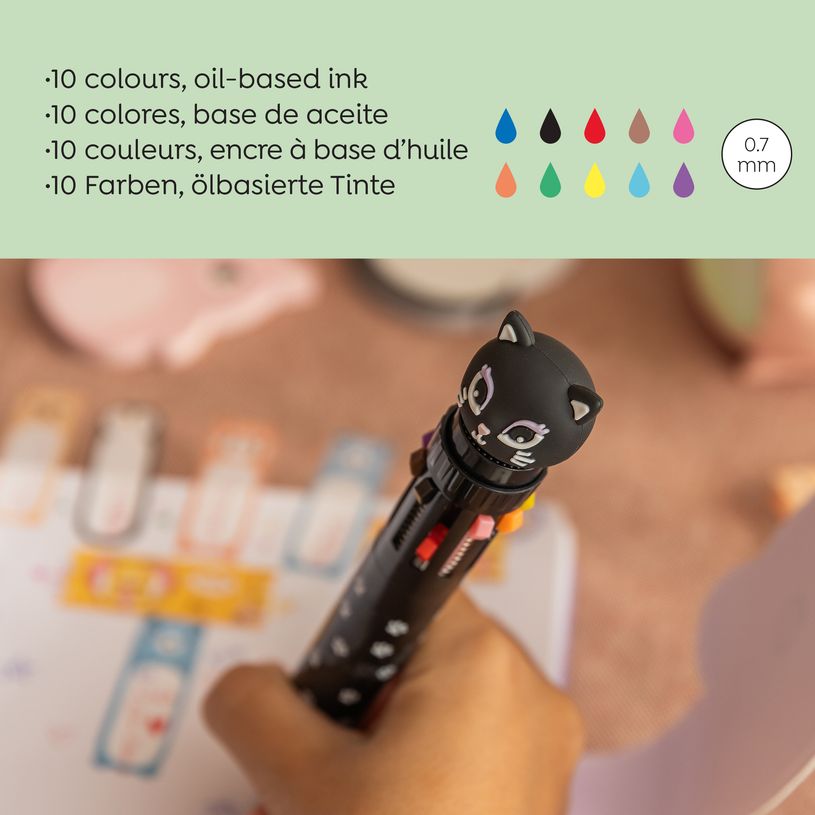 8422593121603-Stylo mauve Kitty Back2Fun--4