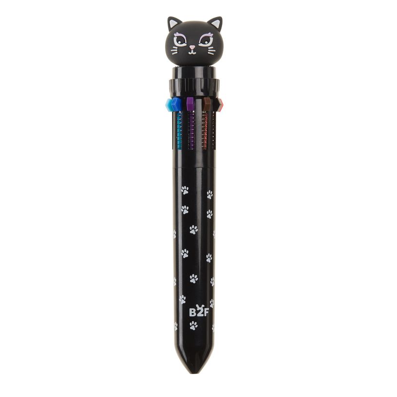 8422593121610-Stylo noir Kitty Back2Fun--0