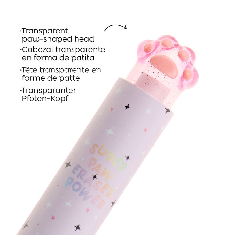 8422593133255-Gomme rétractables pattes de chat rose Back2Fun--2