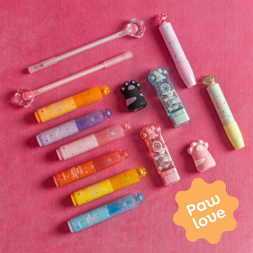 8422593133255-Gomme rétractables pattes de chat rose Back2Fun--6