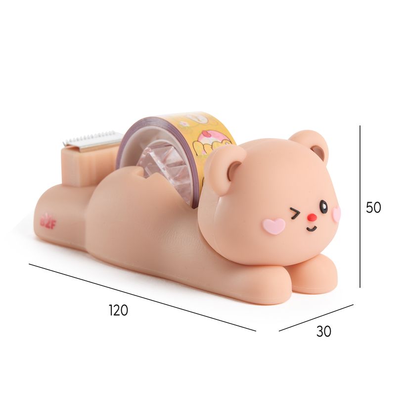 8422593133323-Porte-rubans adhésifs Ourson Back2Fun--1