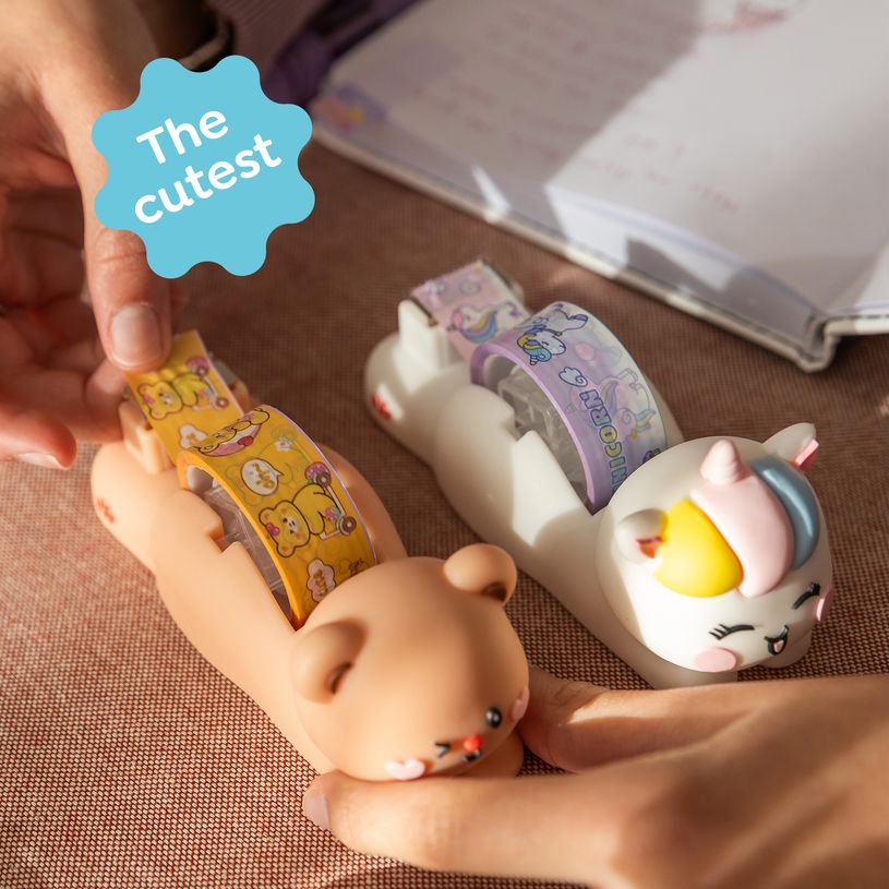 8422593133323-Porte-rubans adhésifs Ourson Back2Fun--5