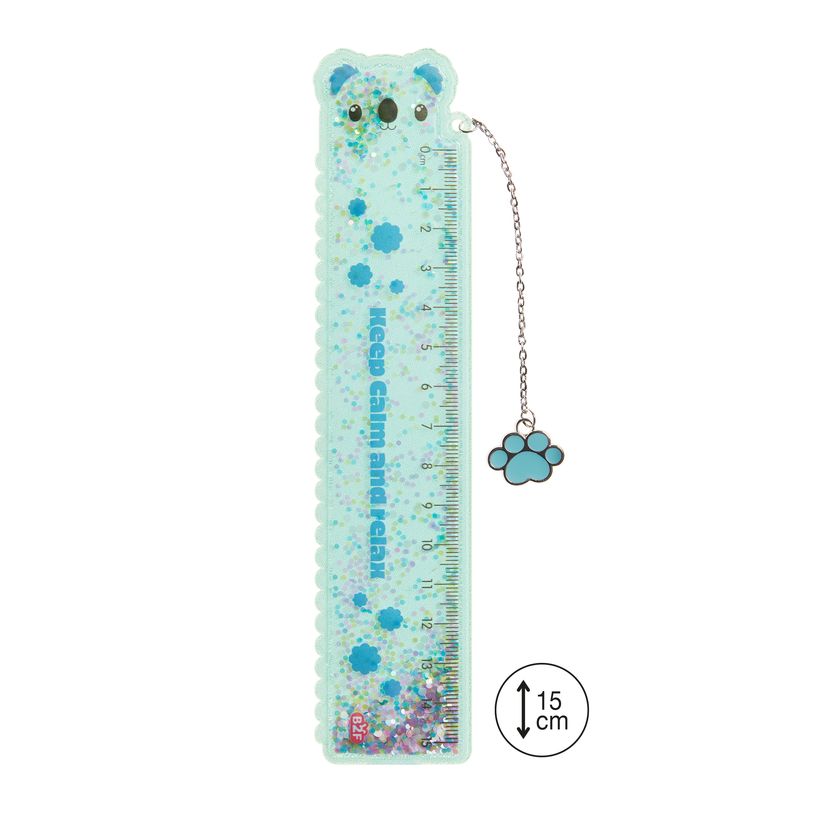 8422593133347-Règle avec paillettes Koala Back2Fun--0