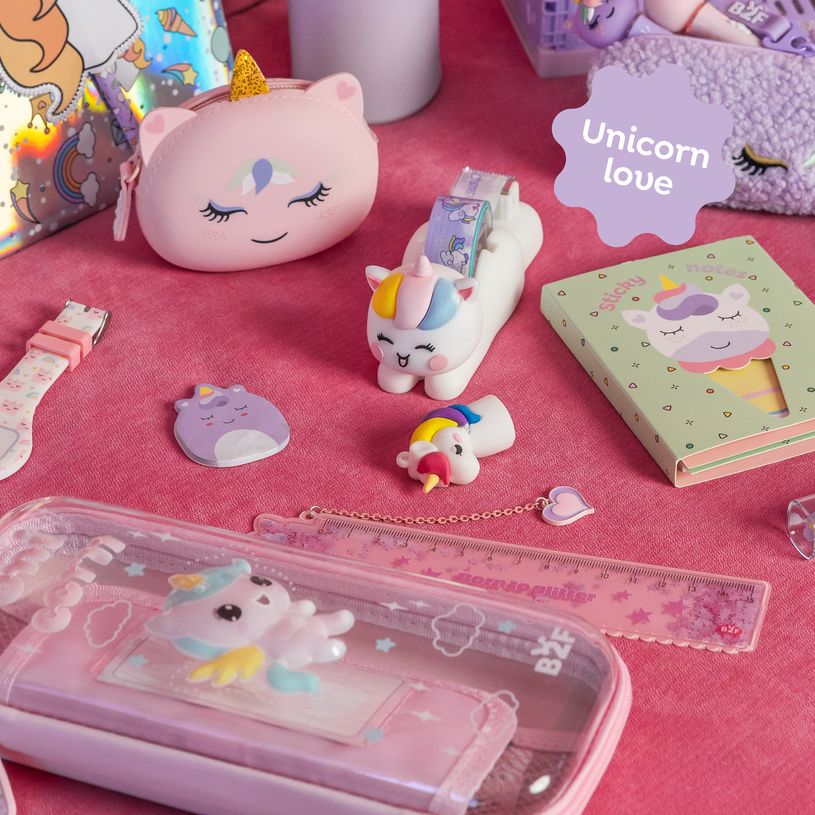 8422593133408-Règle avec paillettes Licorne Back2Fun--7