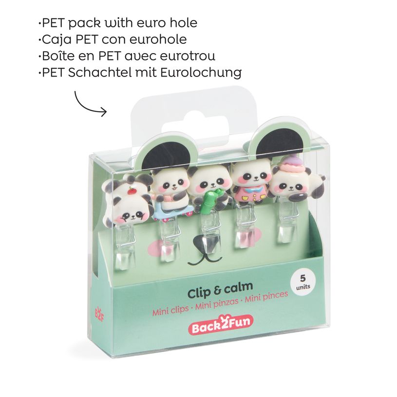 8422593133613-Blister de 5 mini pinces Panda Back2fun--4