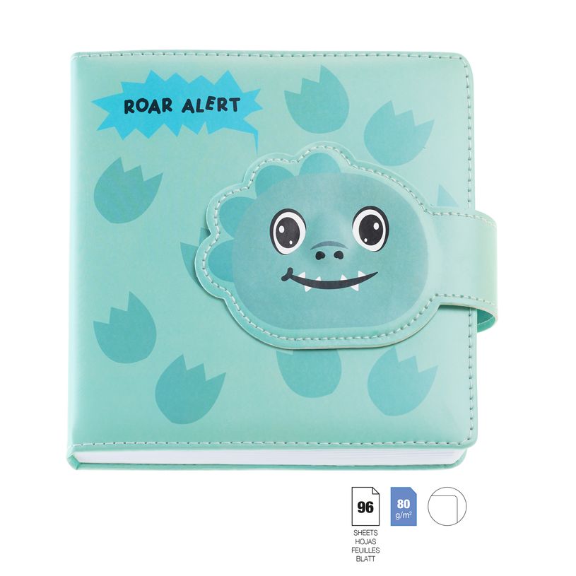 8422593083468-Carnet matelassé Dino No Ordinatry Notes Back2Fun--0