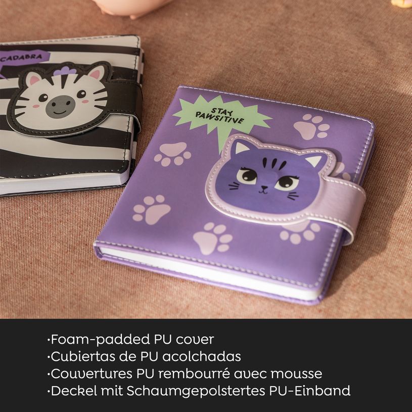 8422593083475-Carnet matelassé zèbre No Ordinatry Notes Back2Fun--4