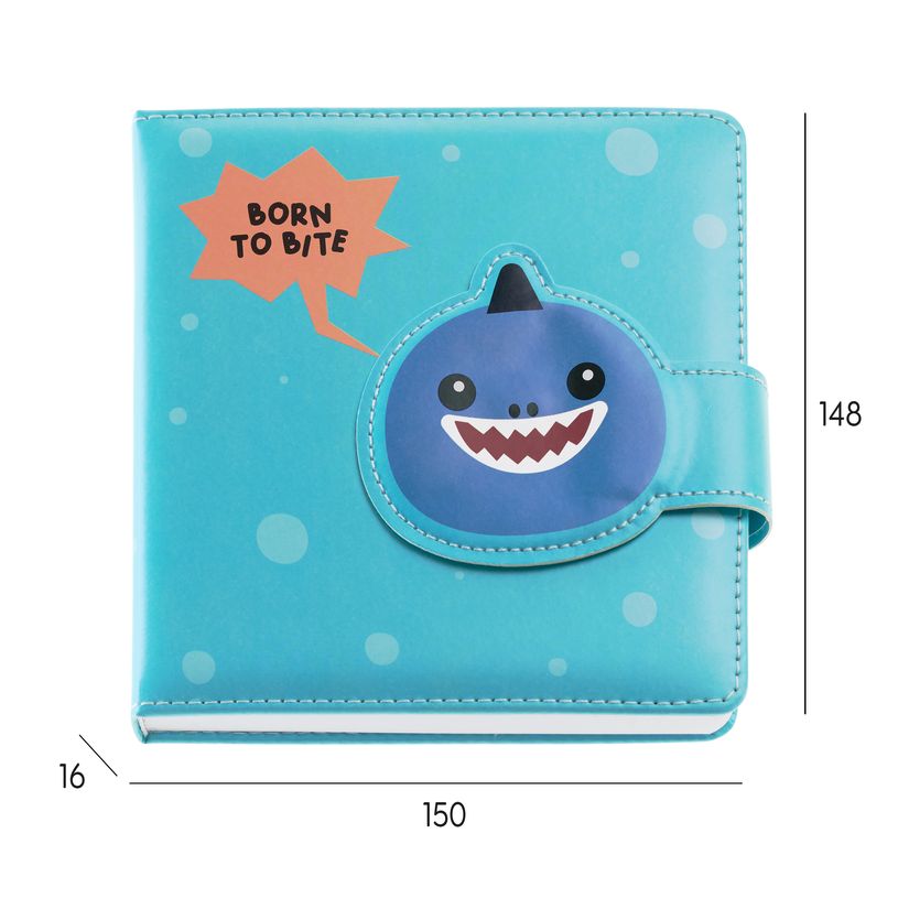 8422593083482-Carnet matelassé requin No Ordinatry Notes Back2Fun--1