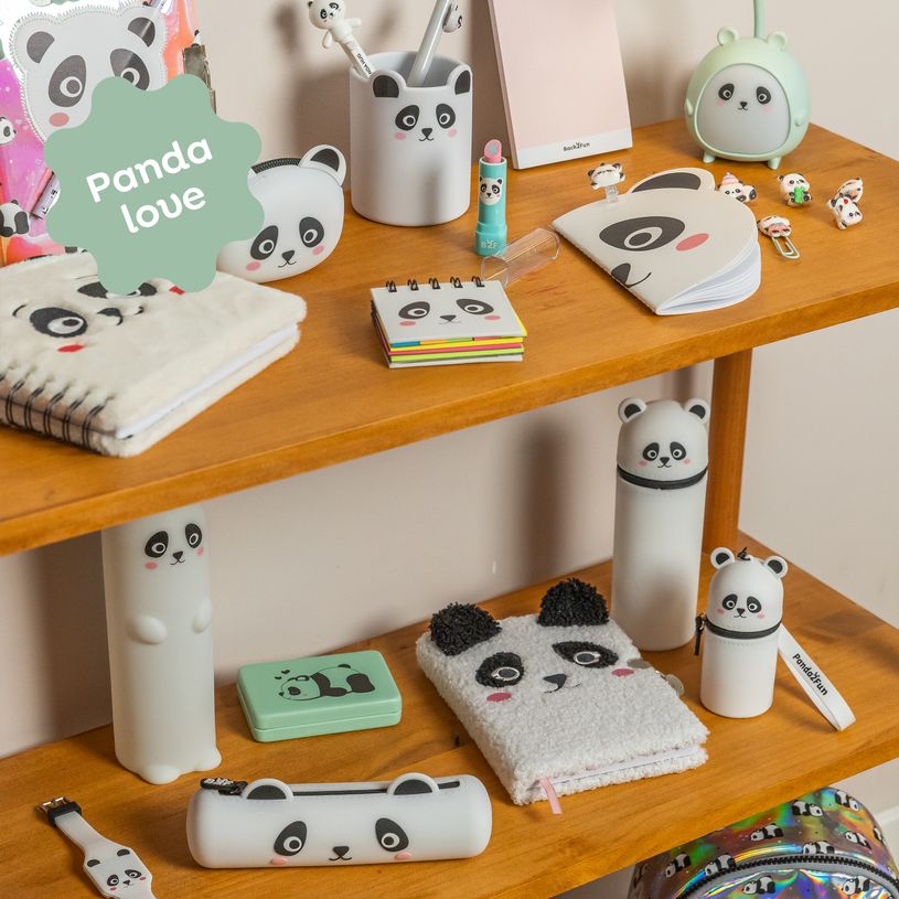 8422593077955-Journal intime peluche Panda Back2Fun--9