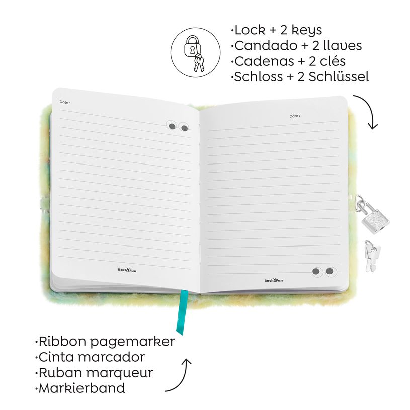 8422593077979-Journal intime peluche Monstre Back2Fun--2