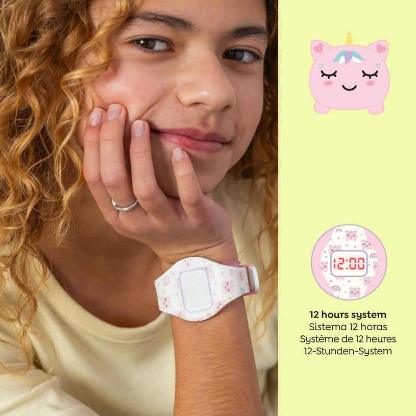 8422593133965-Montre digitale ronde licorne Back2Fun--2