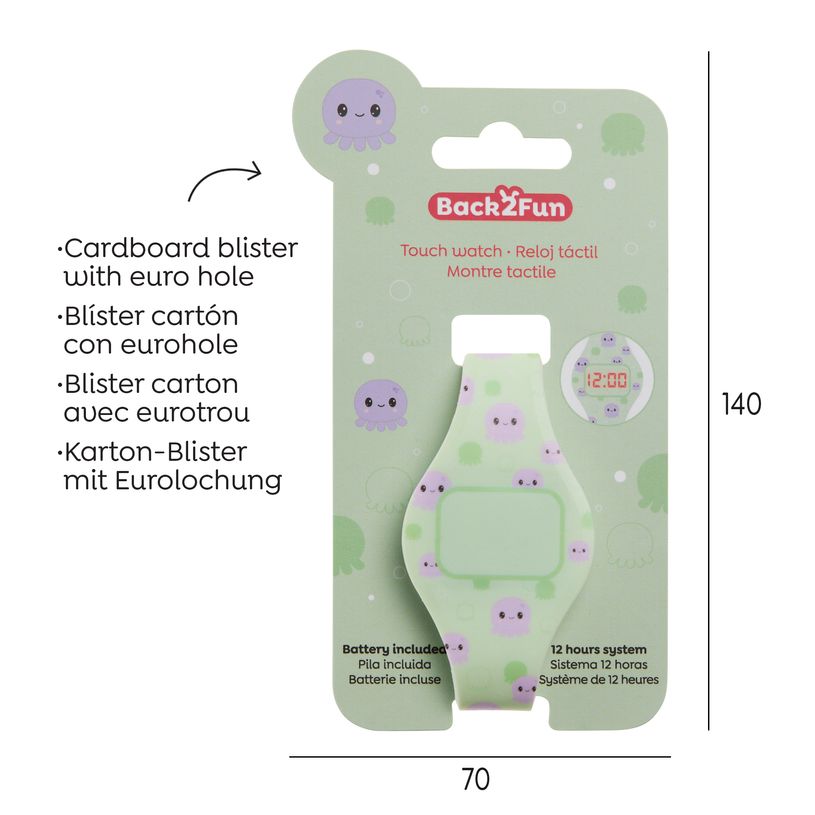 8422593133989-Montre digitale ronde poulpe Back2Fun--3