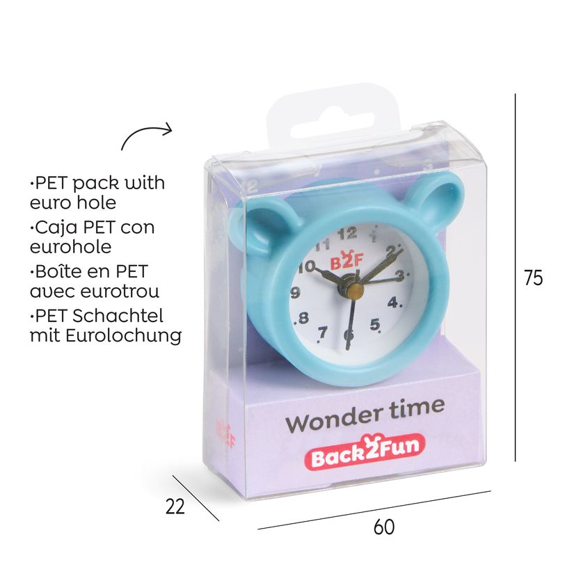 8422593134030-Réveil ours bleu Back2Fun--3