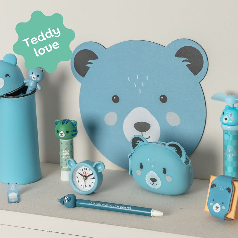 8422593134030-Réveil ours bleu Back2Fun--5