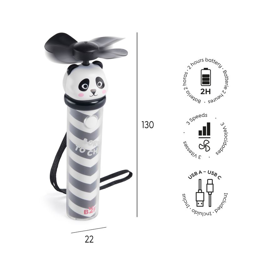 8422593134061-Ventilateur portable panda Fan-Tastic Back2Fun--1
