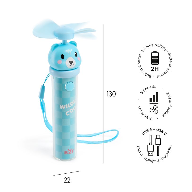 8422593134085-Ventilateur portable ours Fan-Tastic Back2Fun--1