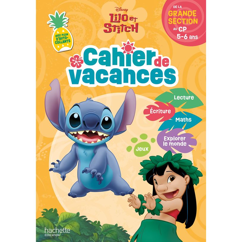 9782017326243-Disney - Lilo et Stitch - De la Grande Section au CP - Cahier de vacances --0